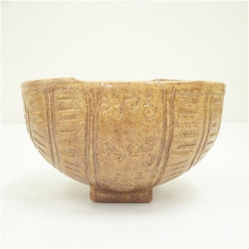 京焼 坂野光伸造 金波文数茶碗10客（共箱） 茶道 抹茶 おしゃれ 抹茶