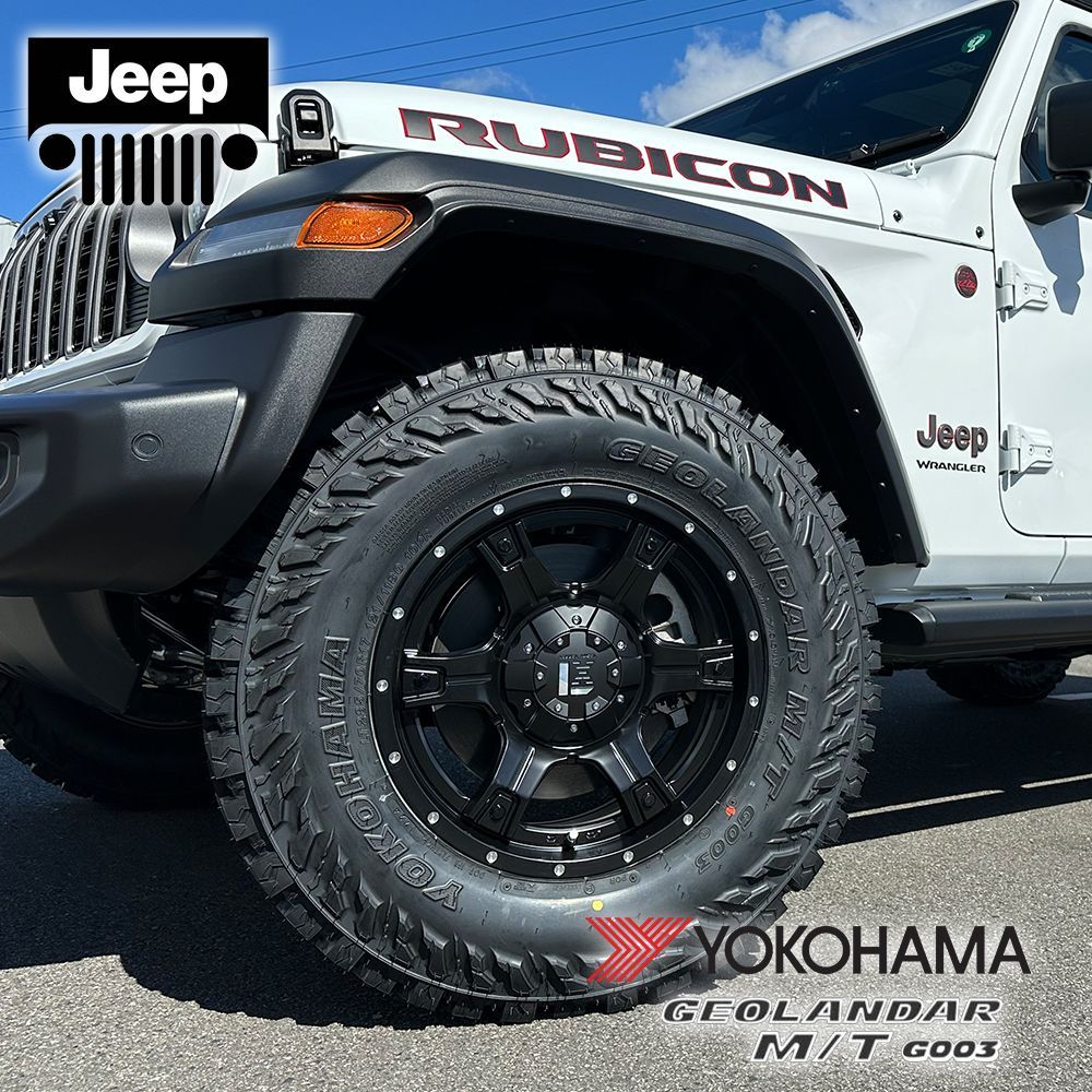 ラングラー JL JK タイヤホイール 17インチ OutLaw YOKOHAMA ジオランダー MT 265/65R17 265/70R17  275/70R17 285/70R17 33x12.50R17 35x12.50R17 37x12.50R17 - メルカリ