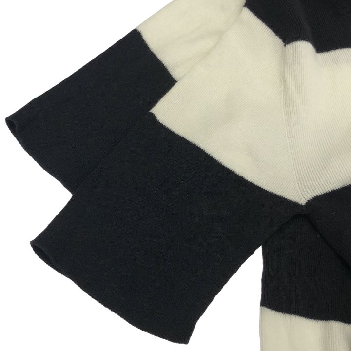 Deuxieme Classe セミシアー 半袖ニット ブラック DEUXIEME CLASSE - Deuxieme Classe セミシアー 半袖ニット
