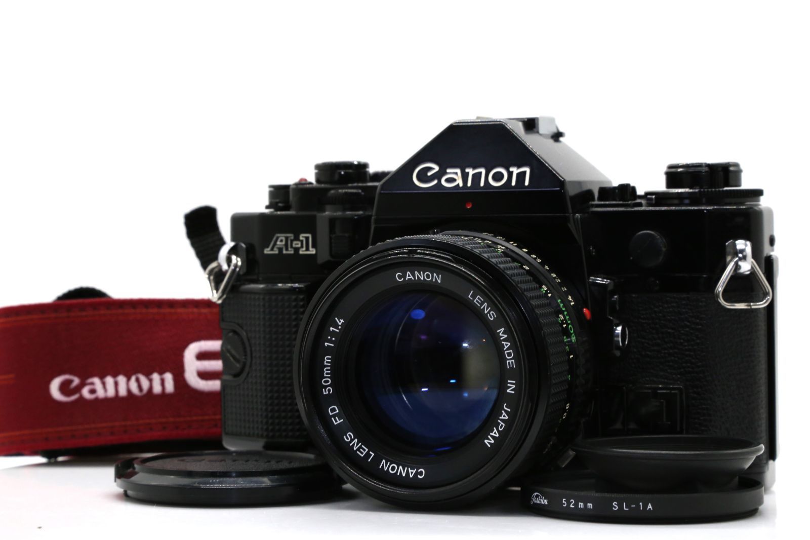 キャノンA-1 NFD50/1.4（極上） ◇ Canon キャノン A-1 フィルム一眼レフ 50mm 1:1.4 中古 現状