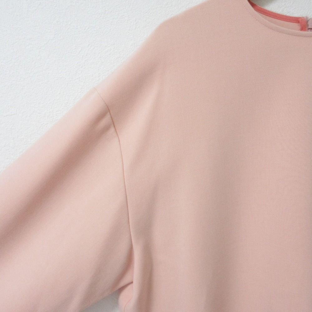 美品 23SS yori ヨリ ダブルクロスteeブラウス ロングスリーブ プル  