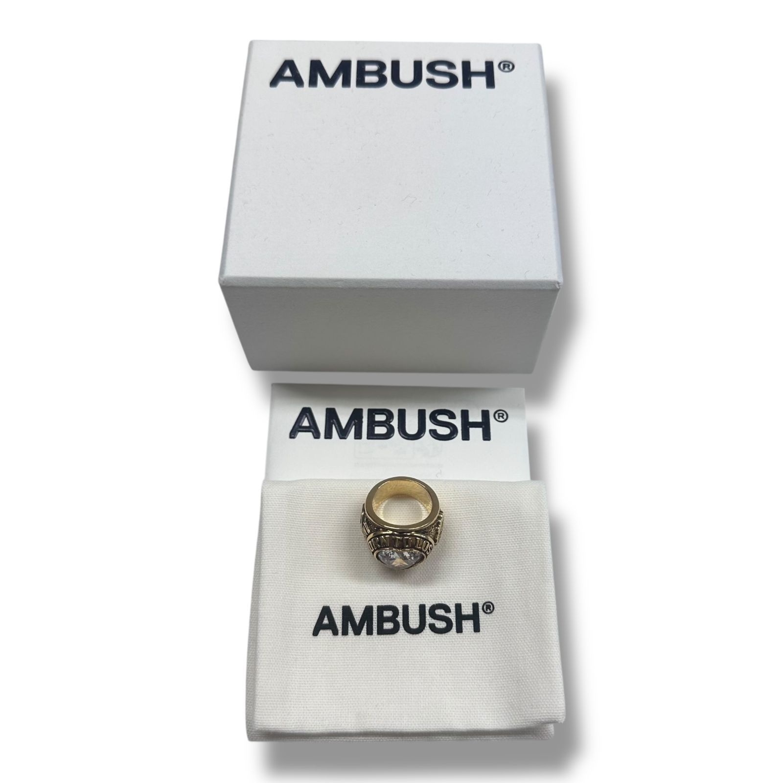 参考上代52800円 未使用品 AMBUSH HEART CLASS RING ハート