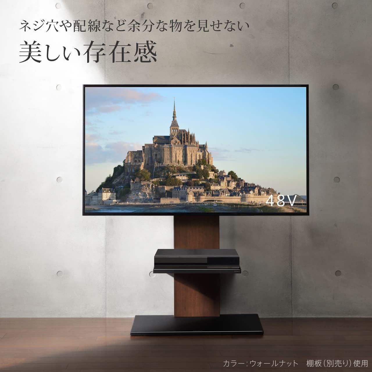 EQUALS イコールズ テレビ台 壁寄せテレビスタンド WALL V2 ロータイプ 