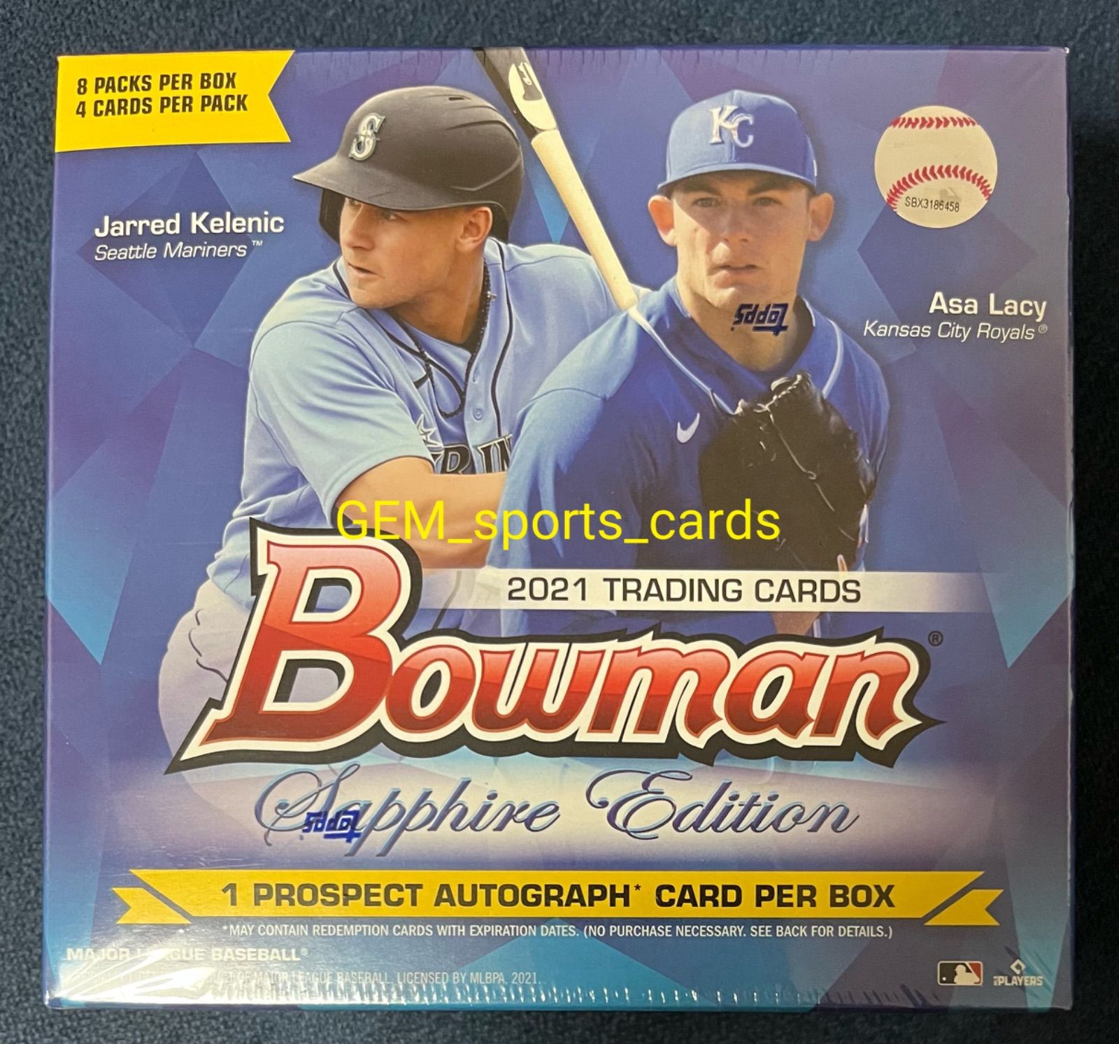 日本未発売 新品未開封 1Box】Topps MLB 2021 Bowman Sapphire Edition 