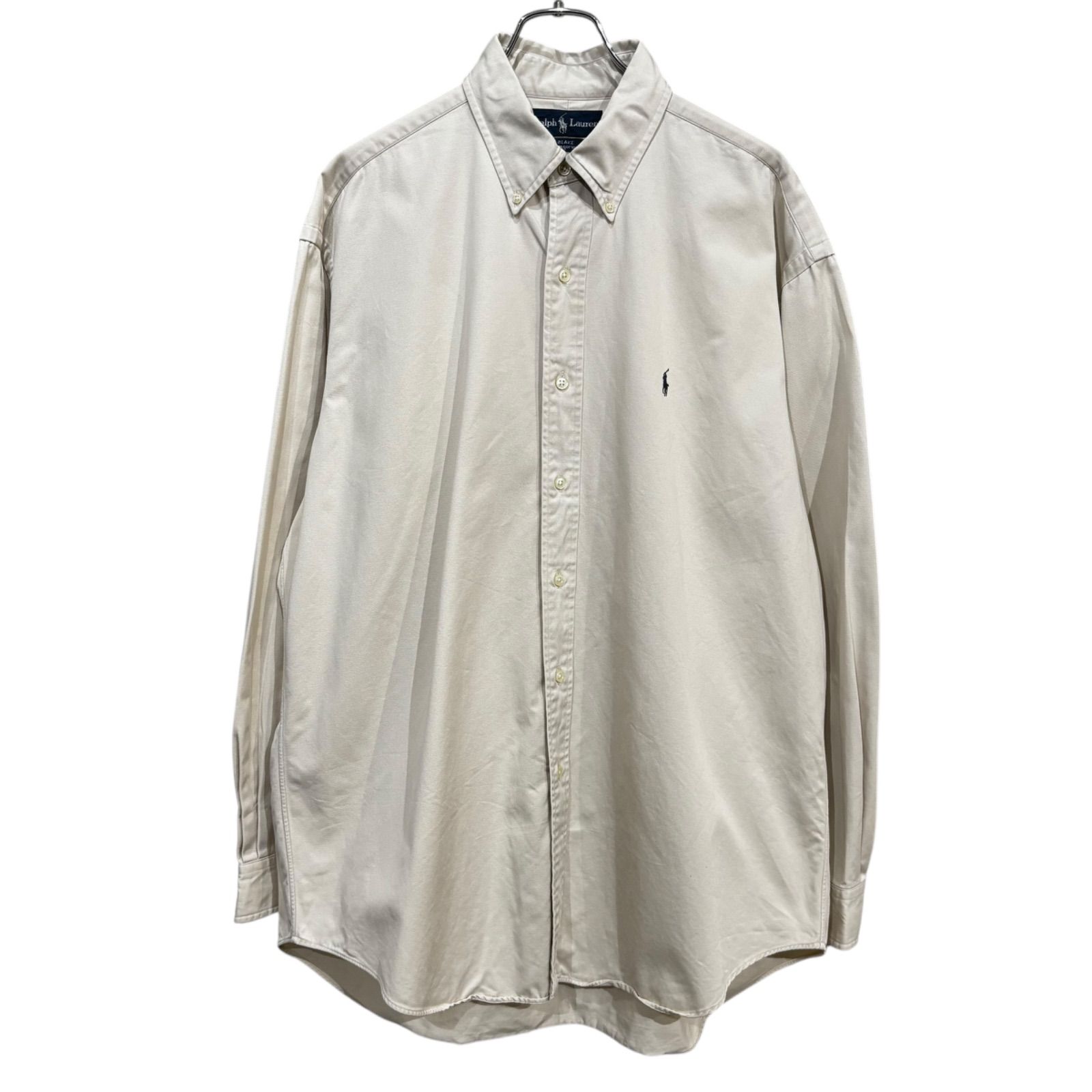 90s Ralph Lauren BLAKE Button Down Shirt L 90年代 ラルフローレン ポロ ポロバイラルフローレン ポロラルフローレン ボタンダウンシャツ