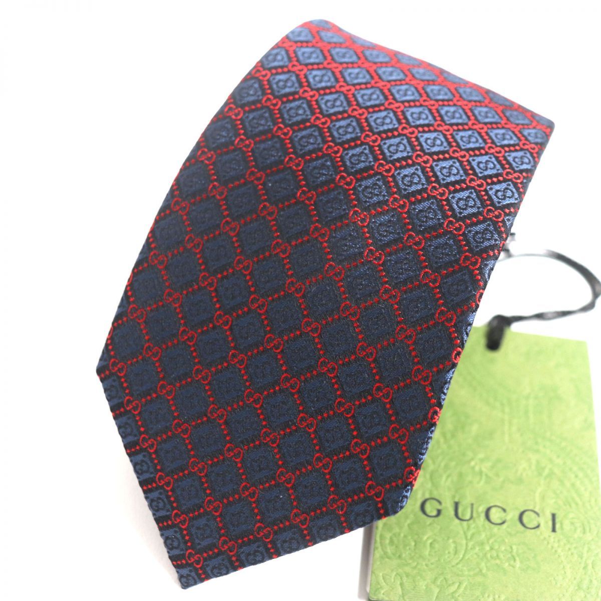 未使用品▽2022年製 GUCCI グッチ 571800 ランバスチェック×GG柄