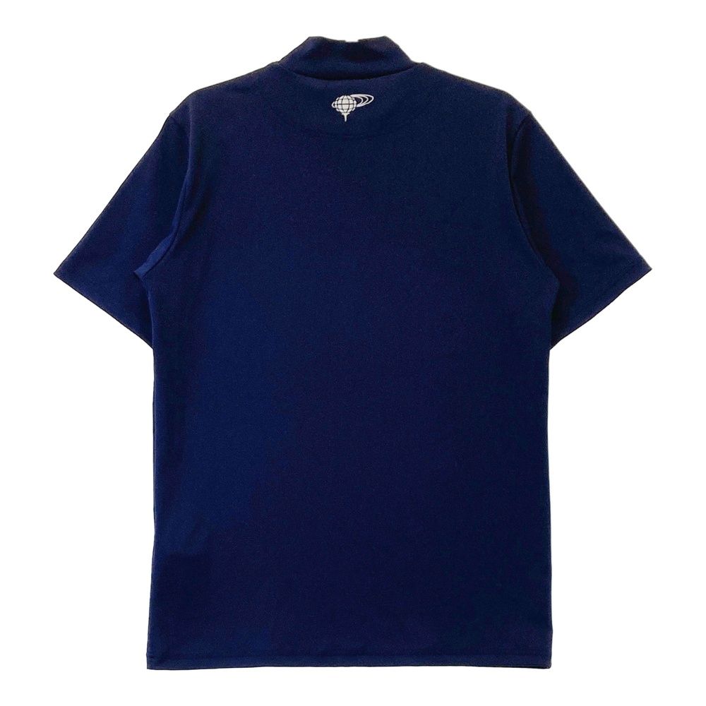 サイズ M BEAMS GOLF ビームスゴルフ ハイネック 半袖Tシャツ ネイビー系 240101424018 ゴルフウェア メンズ ストスト