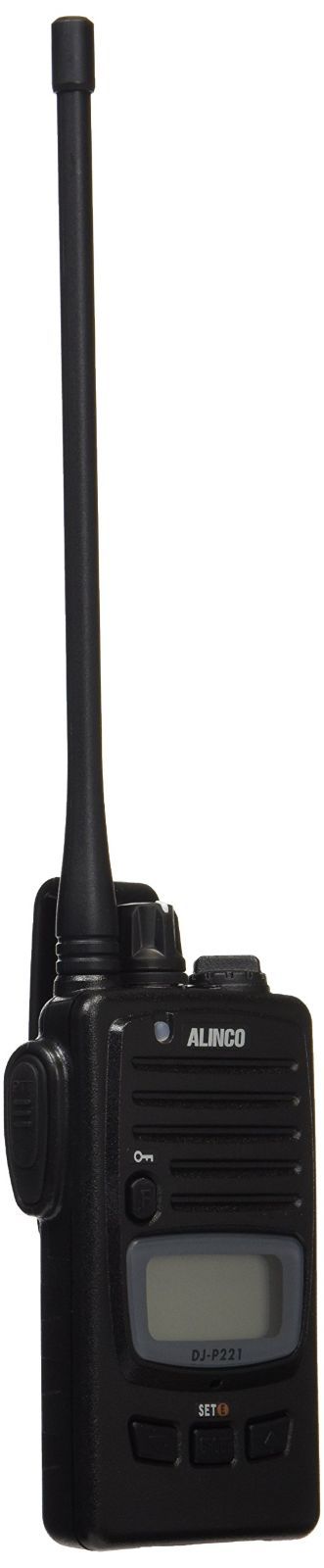 ロングアンテナ DJ-P221L 特定小電力トランシーバー ブラック ALINCO アルインコ