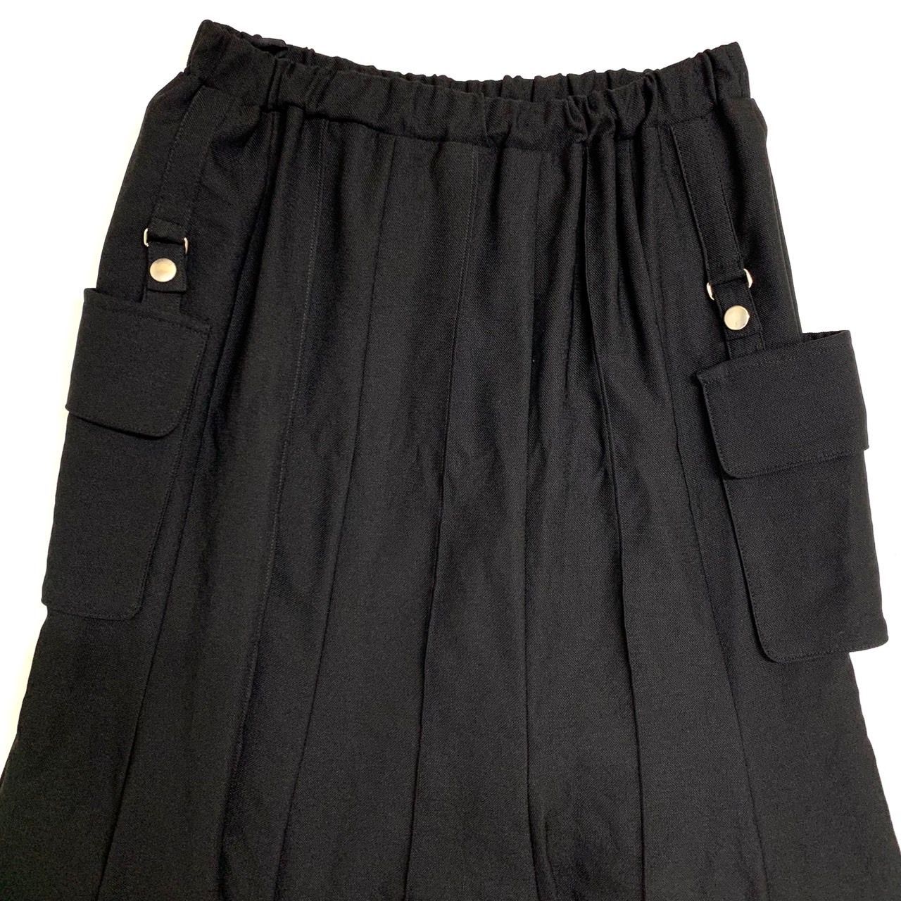 SCOT CLUB ブラック 9号 SCOT CLUB】スコットクラブ/タックデザインスカート/9号