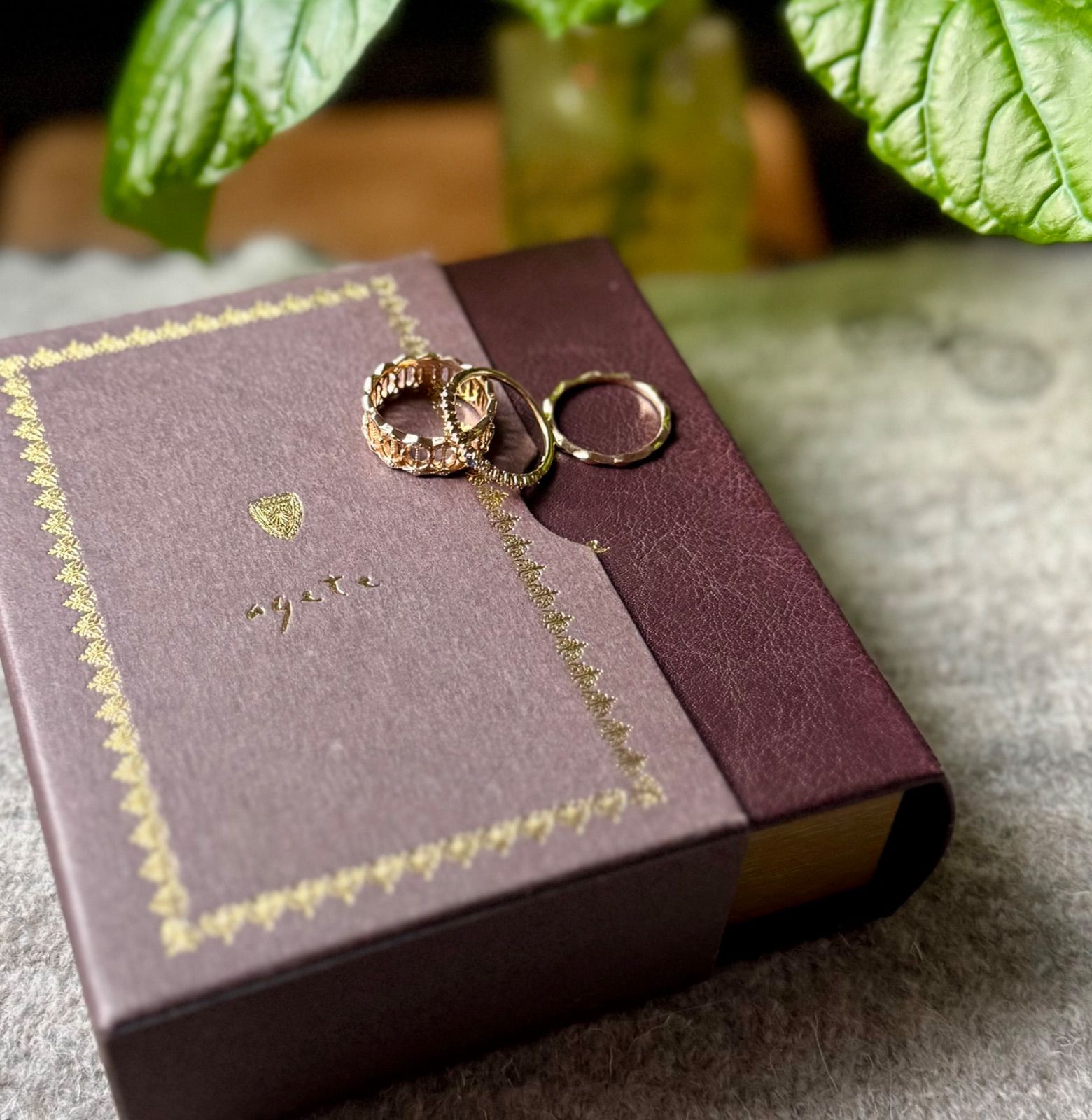 agete◇K10*11号*2008年クリスマス限定リング3点セット*アガット