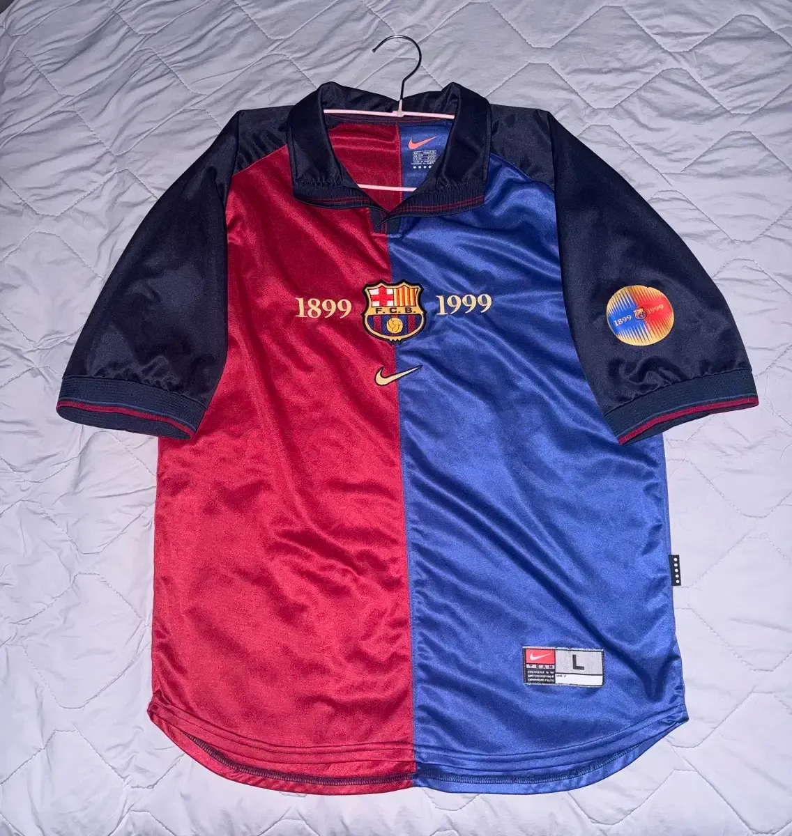 バルセロナ ユニフォーム 100周年 グアルディオラ ペップ リバウド フィーゴ 2025年最新】バルセロナ 100周年の人気アイテム - メルカリ