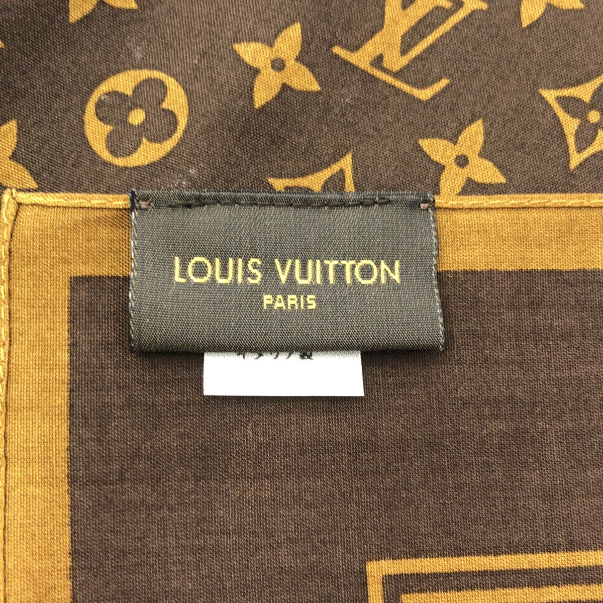 LOUIS VUITTON シルクスカーフ ブラウン・レッド LOUIS VUITTON ルイ