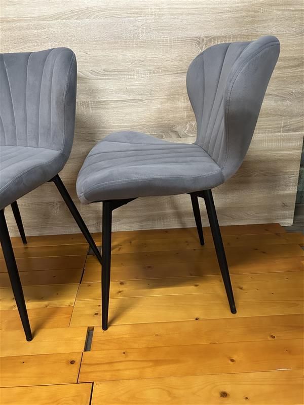 アウトレット 2脚入り ダイニングチェア グレー色 無くなり次第終了 です MARWIL-DEMENAGEMENTS_CH