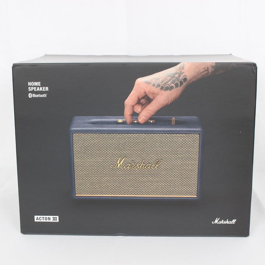 未開封 Marshall Acton III ミッドナイトブルー ワイヤレススピーカー マーシャル アクトン 本体