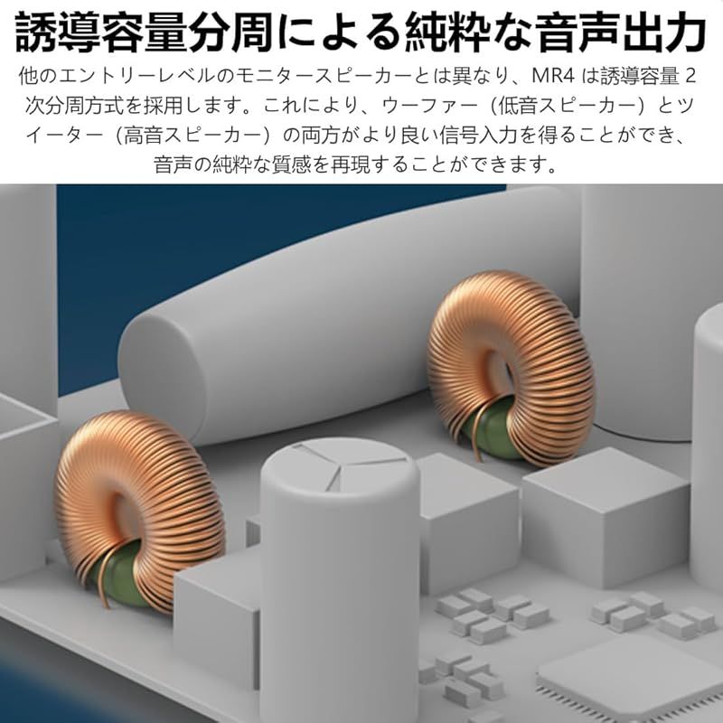 スタジオモニター用有線外付け