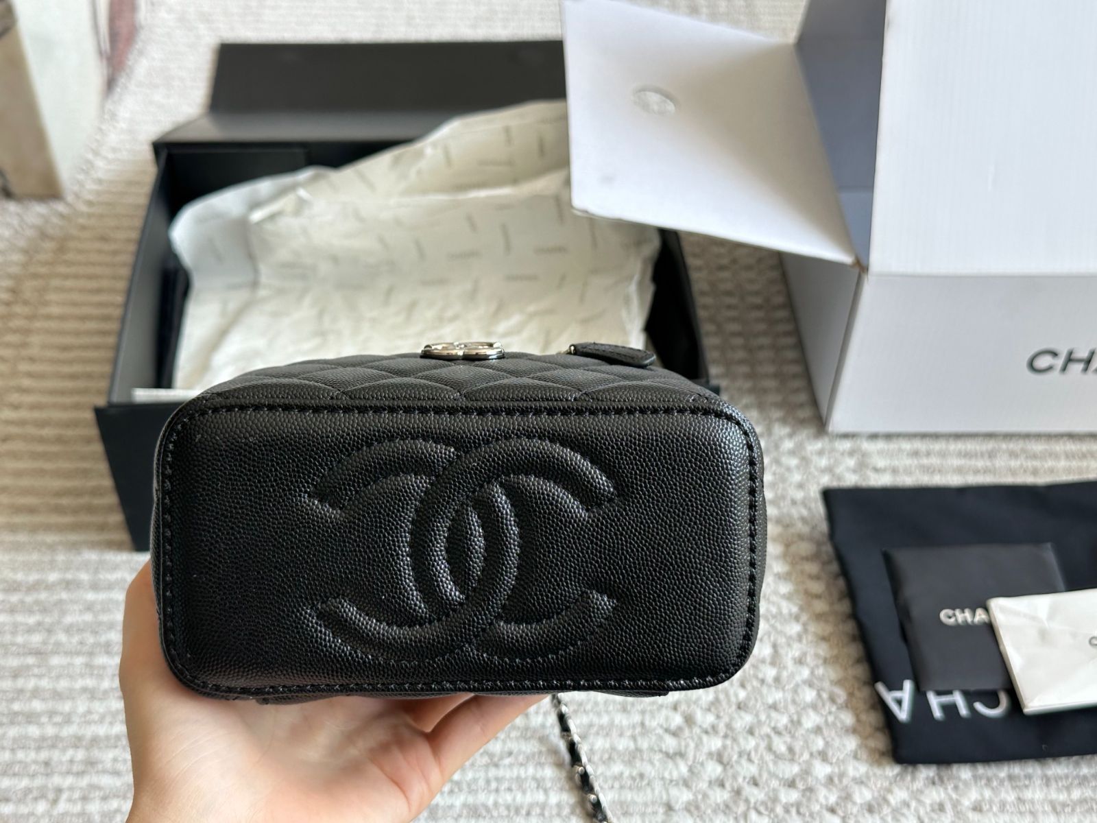 メルさま専用‼︎ CHANEL シャネル☆6連キーケース&ポーチセット 今日特価】Chanel 25C Handle Box Bag シャネル 25C ハンドル