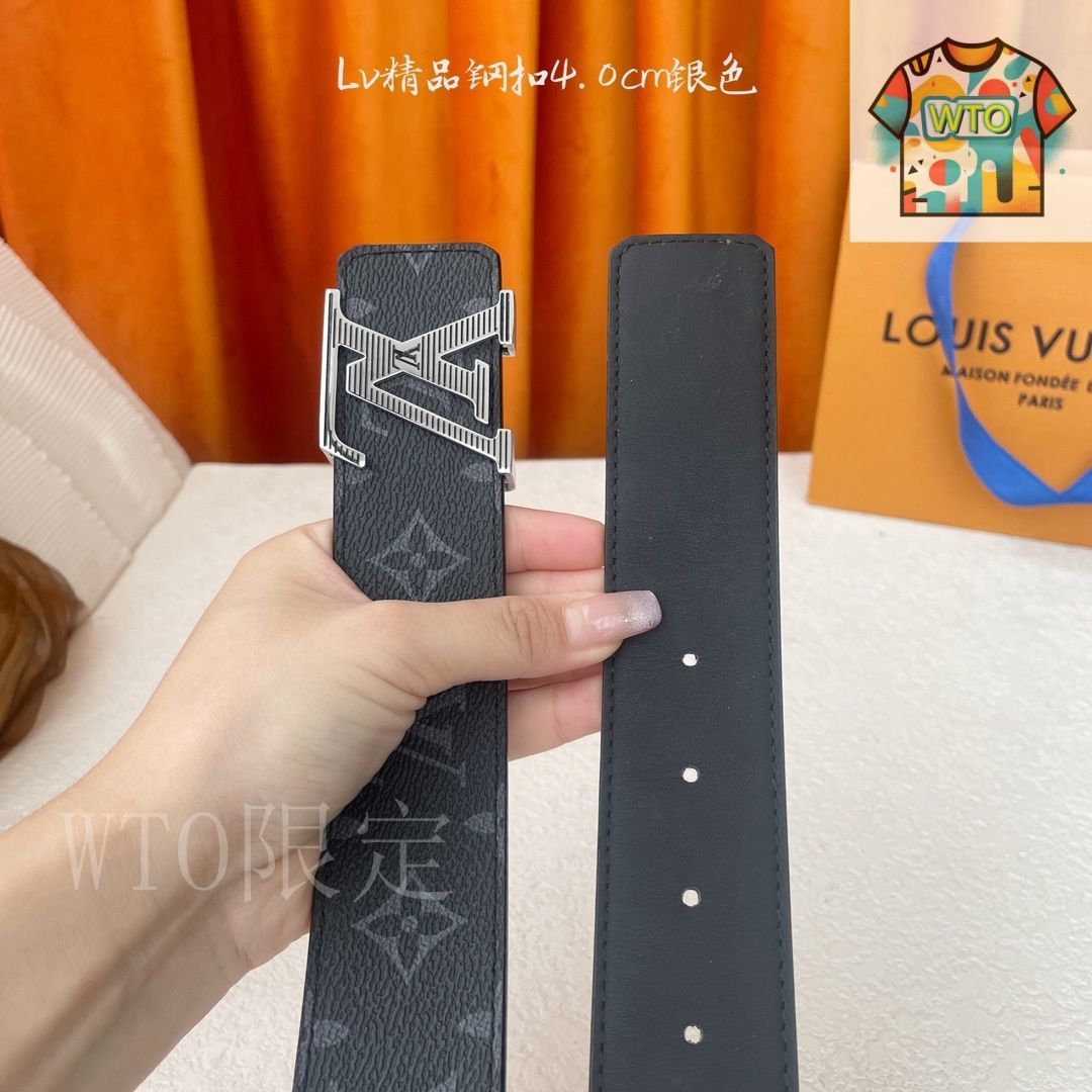 【匿名配送】LOUIS VUITTON  ヴェルニ　ベルト　❤︎ ベルト・LV イニシャル 40MM リバーシブル ｜ルイ・ヴィトン