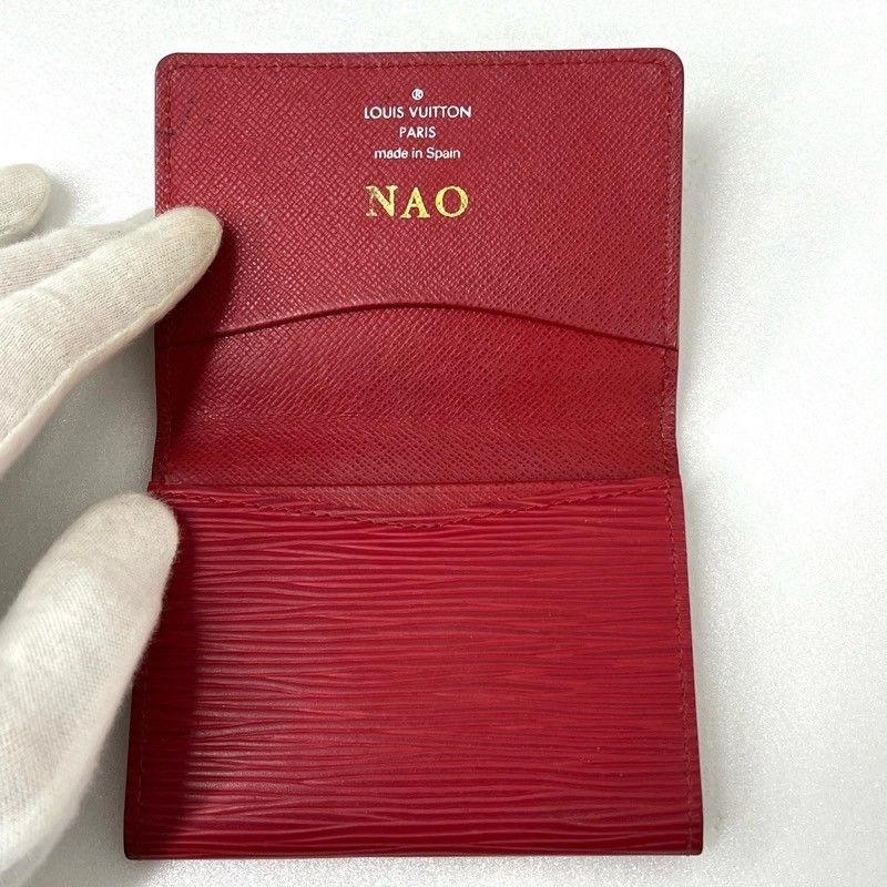 ルイヴィトン エピ アンヴェロップ カルト ドゥ ヴィジット カード名刺