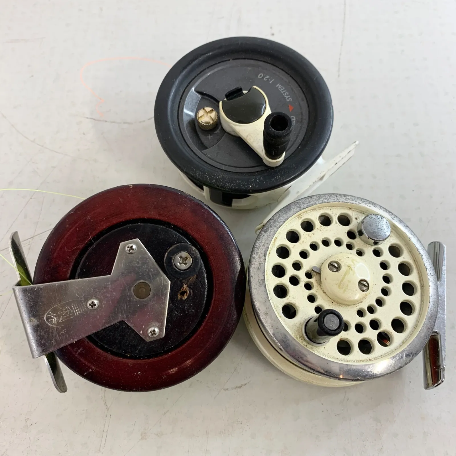 TSURUYA　重利　リール　約73ミリ TSURUYA 重利 リール 約73ミリ