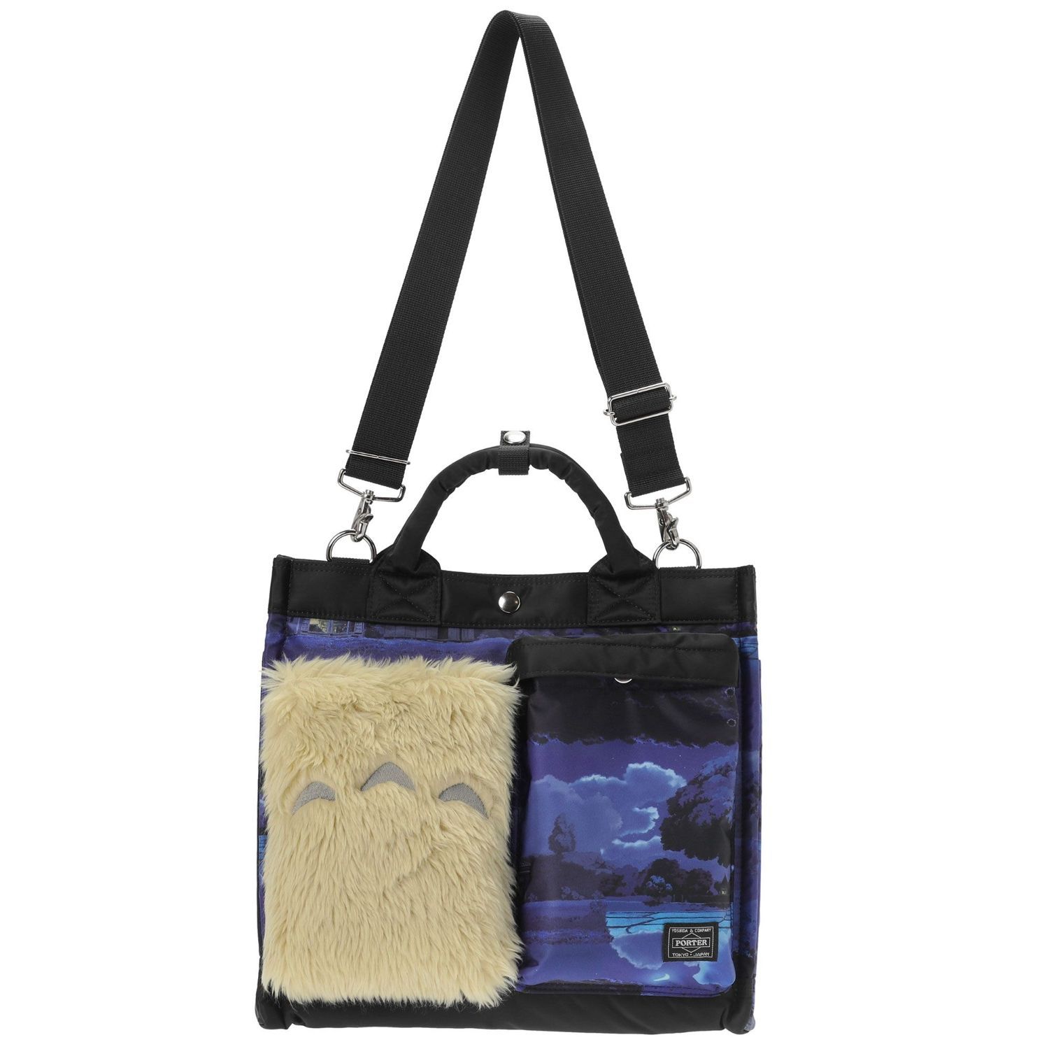 新品】PORTER となりのトトロ コラボ 2WAY TOTE BAG(L) ブラック 