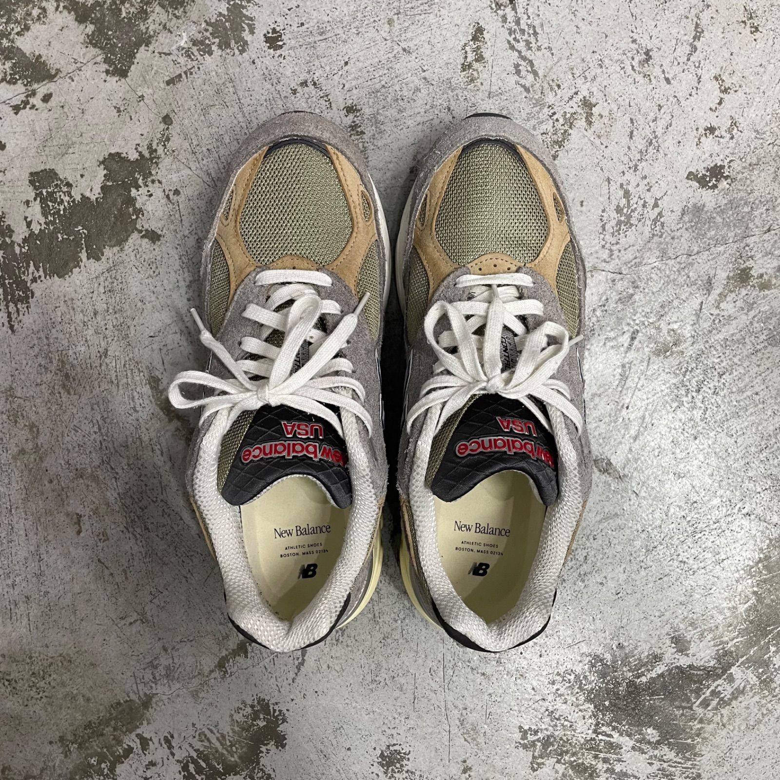 国内正規 New Balance 990V3 Gray スエード スニーカー M990TG3 