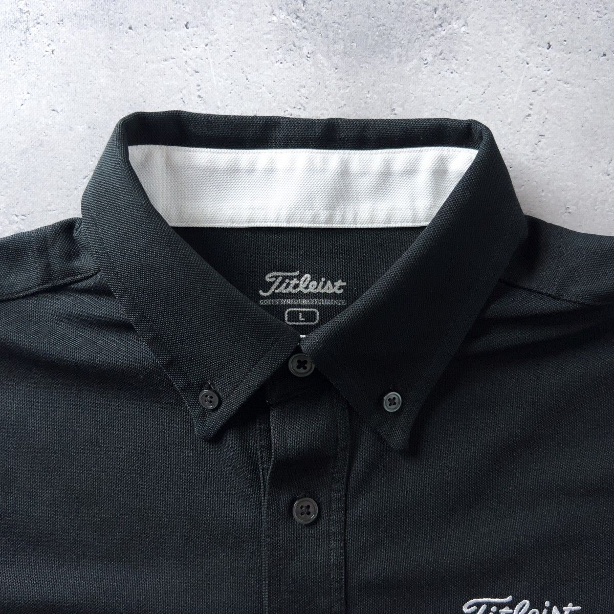 美品 タイトリスト Titleist 吸水速乾 ストレッチ 半袖 ボタン 美品 タイトリスト Titleist 吸水速乾 ストレッチ 半袖 ボタン