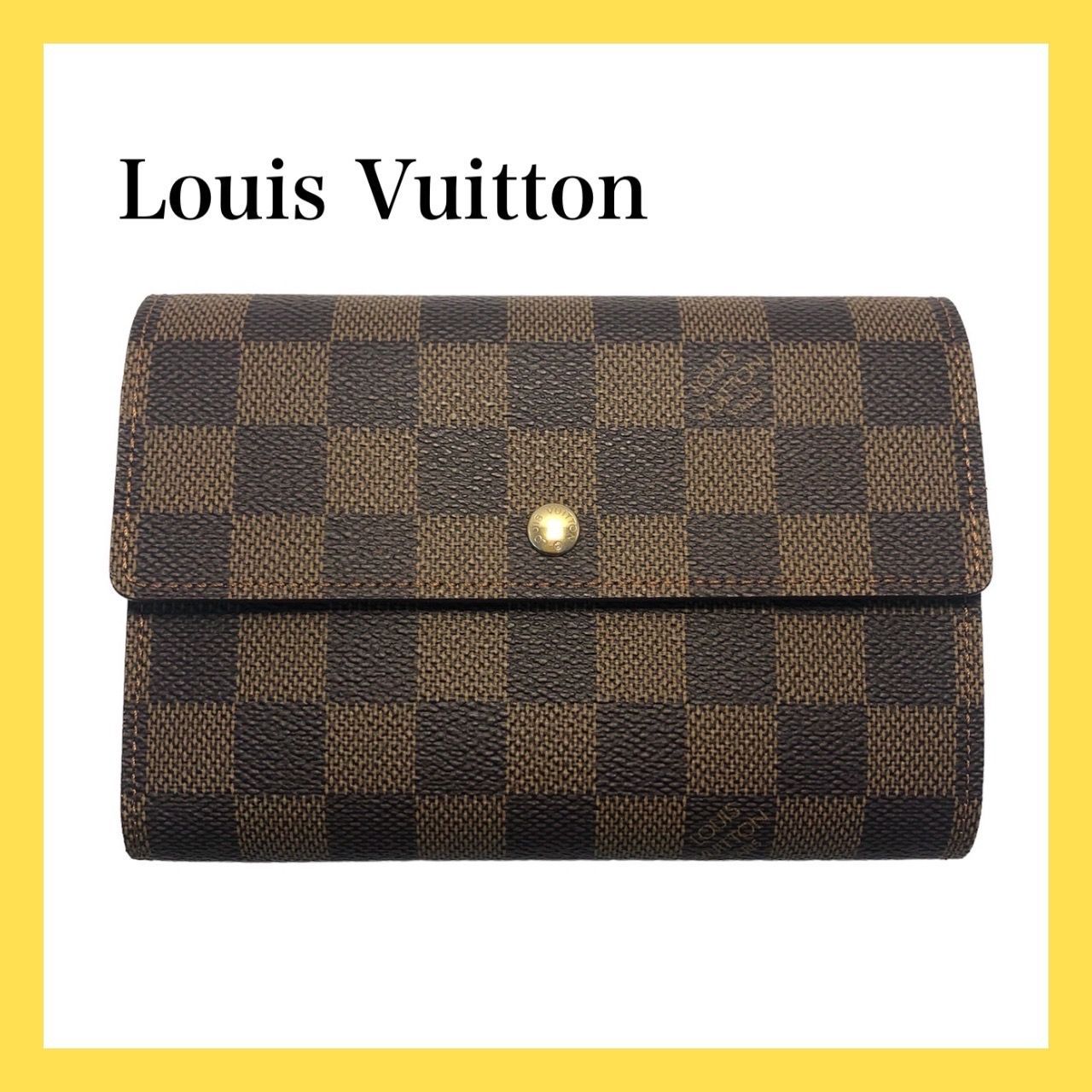 LOUIS VUITTON ルイヴィトン ダミエ 財布 ポルトトレゾールエテュイ