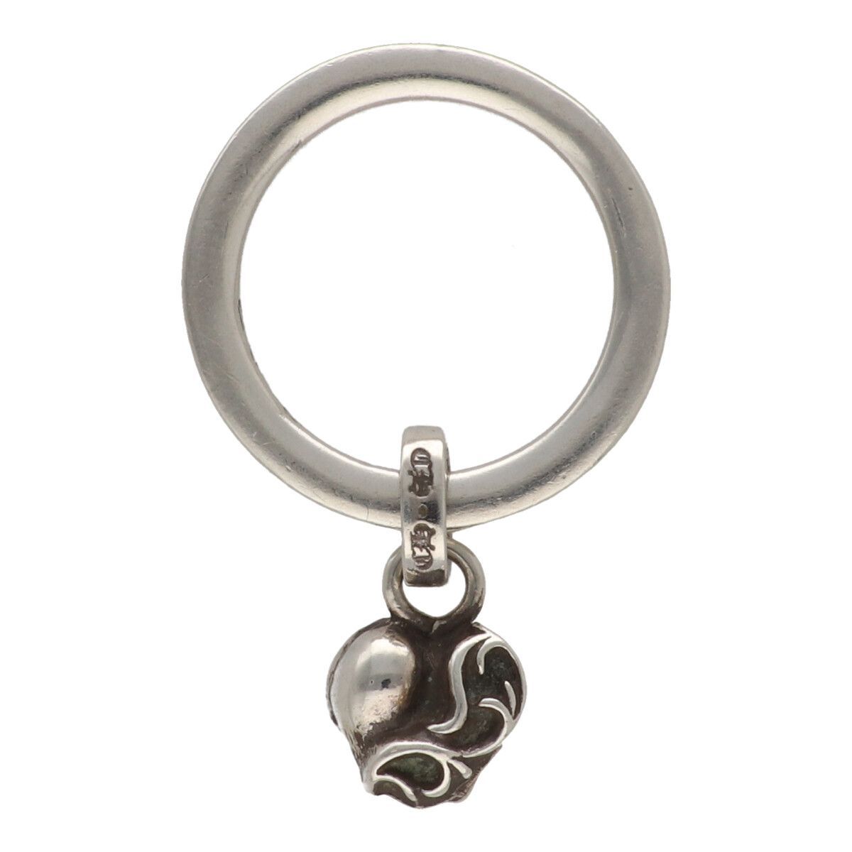 CHROME HEARTS クロムハーツ NTFL リングw スタックハート 11号 SV925 シルバー 指輪 25030961 RS