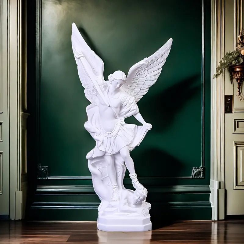 インテリア小物 置物 オブジェ オーナメント 大天使ミカエル 天使 彫像