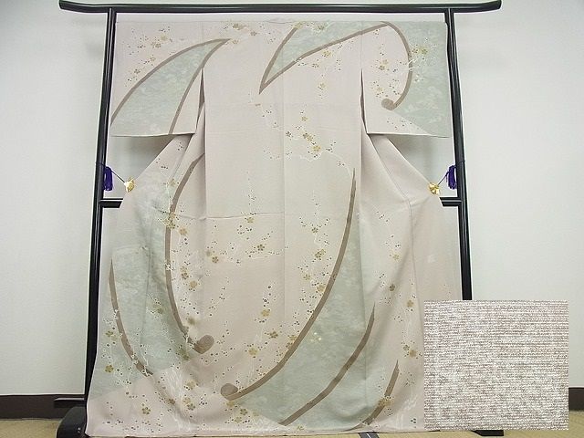 期間限定セール20％off○極上 創業460年・千總 訪問着 絵巻風景枝梅文