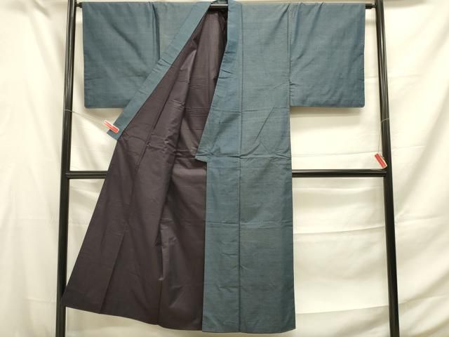 平和屋着物□男性 本場染大島紬 アンサンブル 絣文様 正絹 逸品