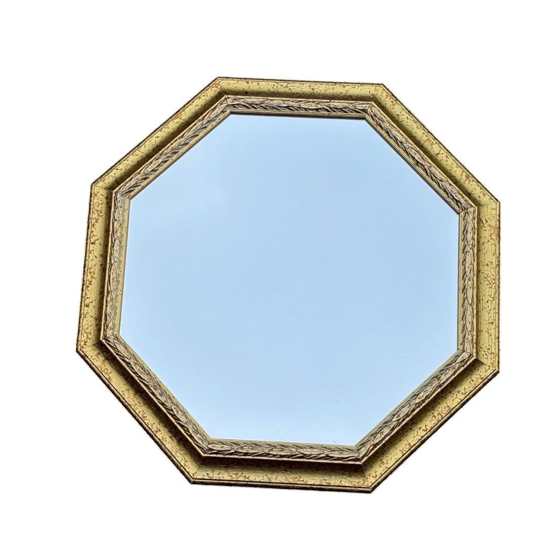八角ミラー イタリア製 ウォールミラー