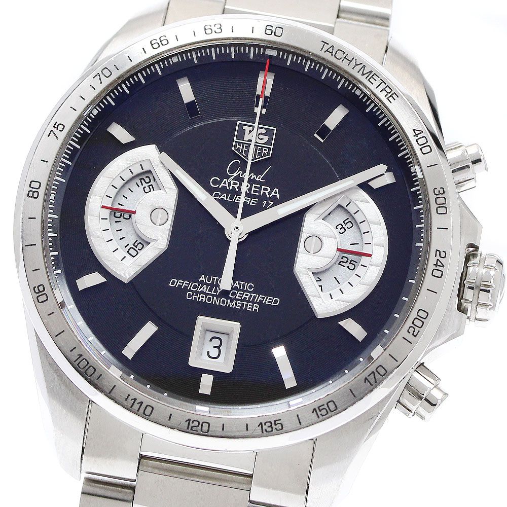 タグホイヤー TAG HEUER CAV511A グランドカレラ クロノグラフ 自動巻き メンズ保証書付き_914479