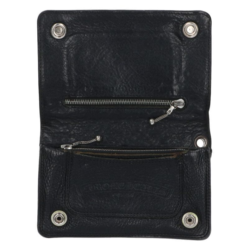 2ZIP|2ジップ クロスボールボタンレザーウォレット財布