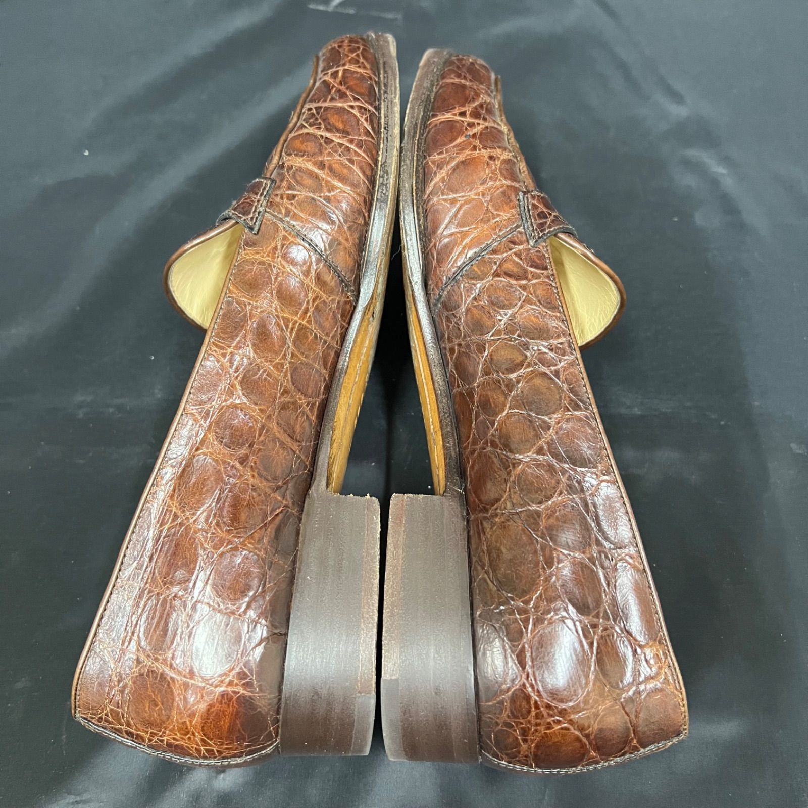 TANINO CRISCI タニノクリスチー クロコダイルレザー 本革 ローファー