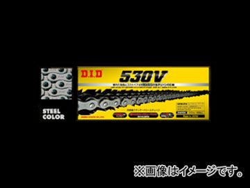 D.I.D シールチェーン Vシリーズ スチール 100L 420V 2輪