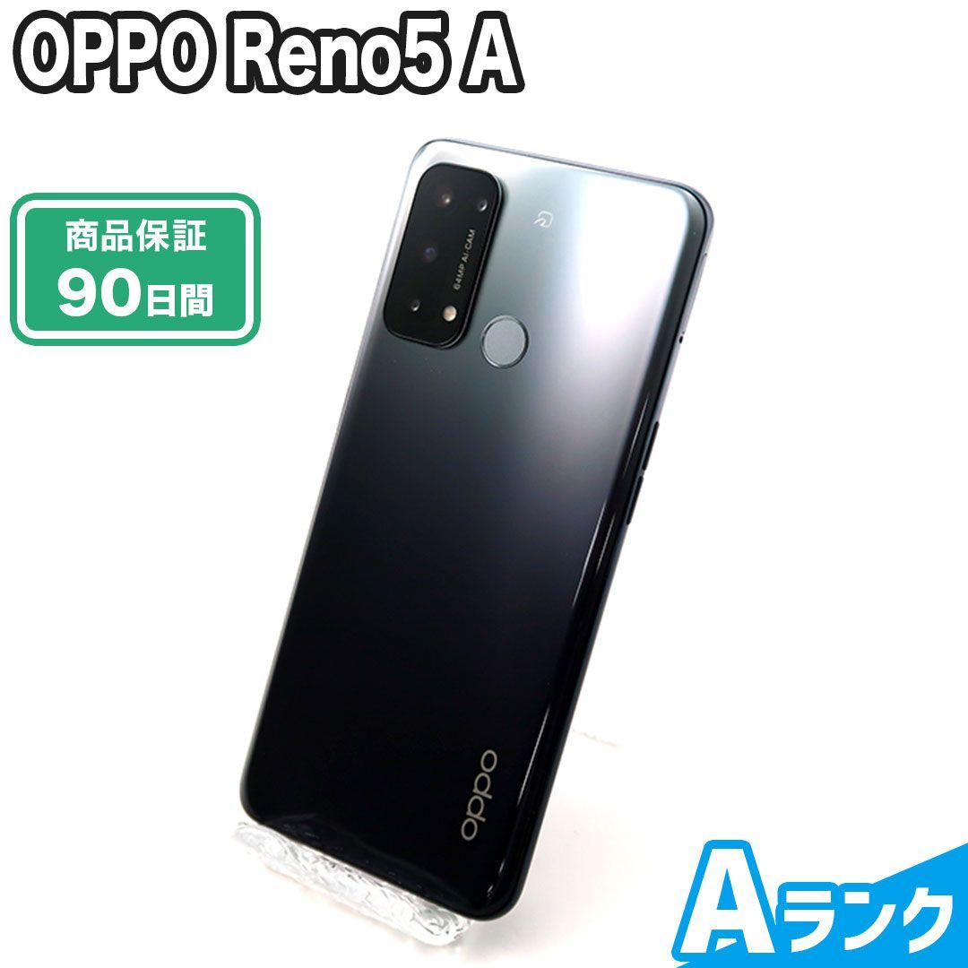 値下げ！【新品未開封】OPPO Reno5 A SIMフリー シルバーブラックスマホ/家電/カメラ