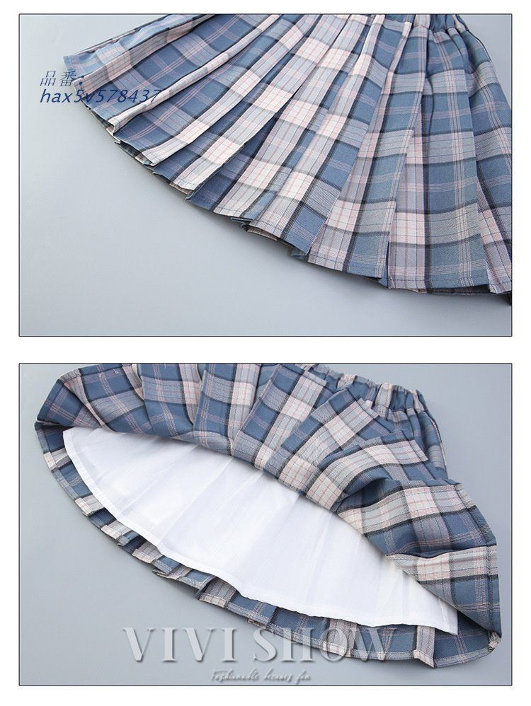 上下セット チェック柄 スカート ネクタイ カーディガン キッズ おしゃれ アニマル 制服風 ポケット 子供服 かわいい シンプル hax5v578437 STEELWINDOWSANDDOORS_COM