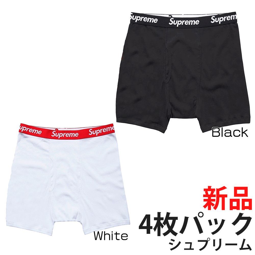 Supreme Hanes ボクサーパンツ 4枚パック シュプリーム ヘインズ 下着 メンズ