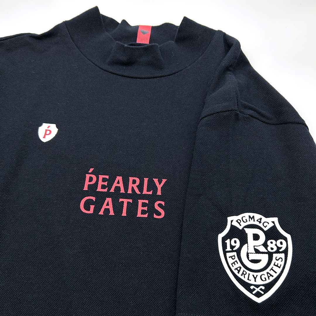 新品　PGG by PEARLY GATES 長袖モックネックシャツ5 PGG】【直営店舗&公式オンライン限定】ハイブリッドメッシュ長袖