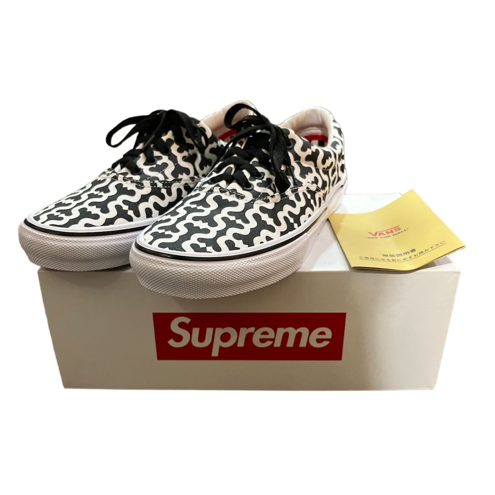 国内正規 新品 SUPREME VANS Monogram S Logo Skate ERA シュプリーム