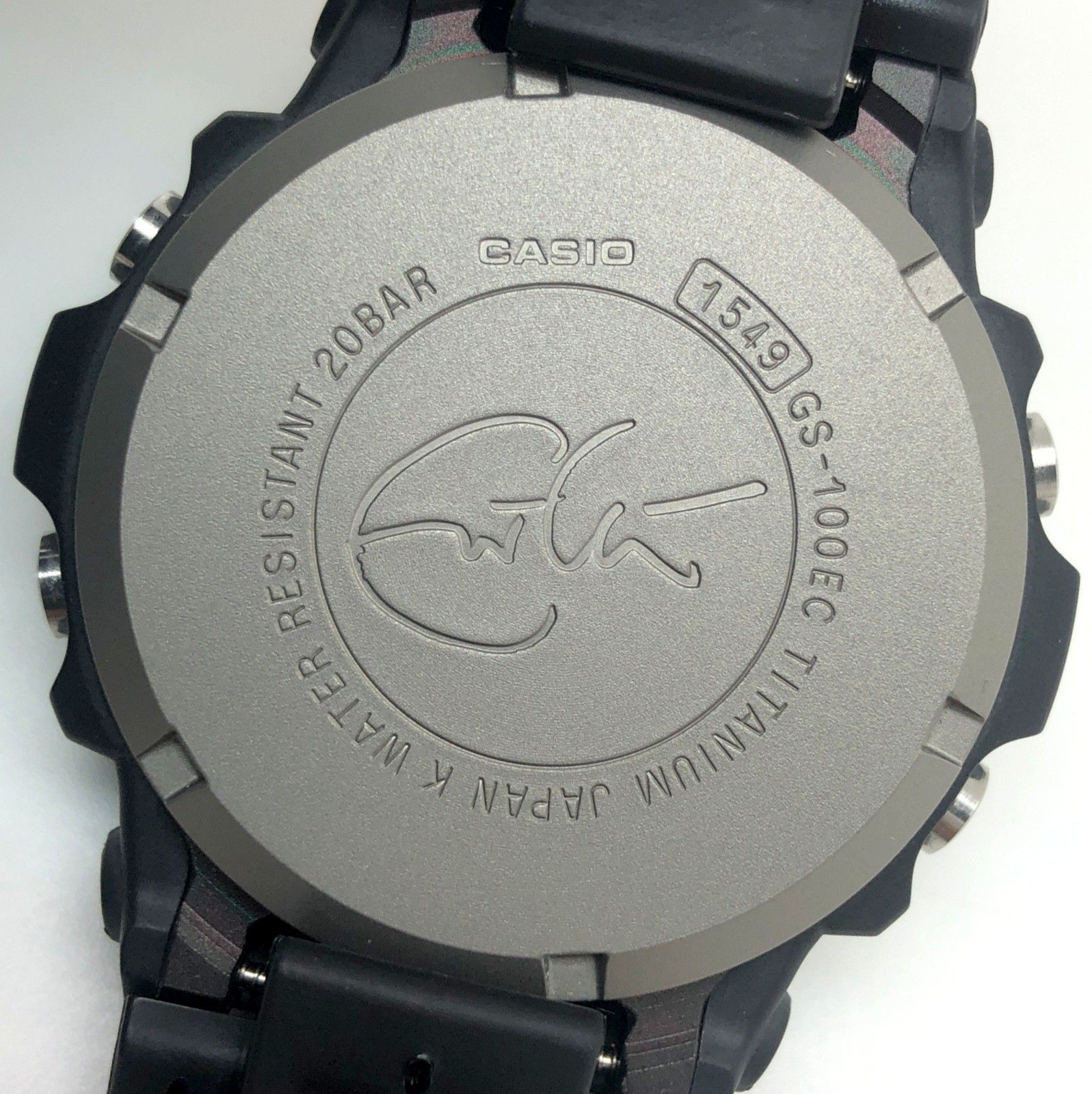 【極美品】エリッククラプトン 限定モデル GIEZ GS-100EC-1T 美品・ 限定】カシオ／G-SHOCK エリッククラプトン GS-100EC