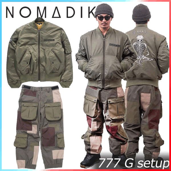 J*t様 ノマディック777スノーボードウェアXXL上下セット J*t様 ノマディック777スノーボードウェアXXL上下セット NOMADIK