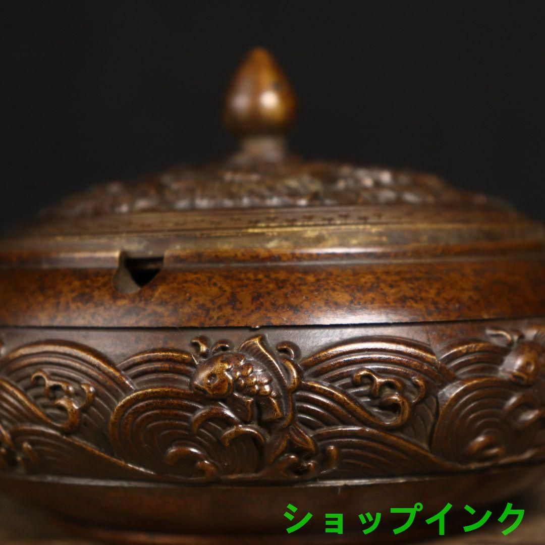灰皿 リビング 茶室 茶台 香炉 置物 銅器 銅製品 - メルカリ