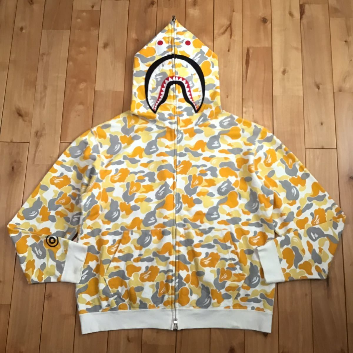 BAPE 松山 シャークフーディー 店舗限定 シャークパーカー 完売品 ☆松山限定☆ Matsuyama city camo シャーク パーカー Mサイズ shark