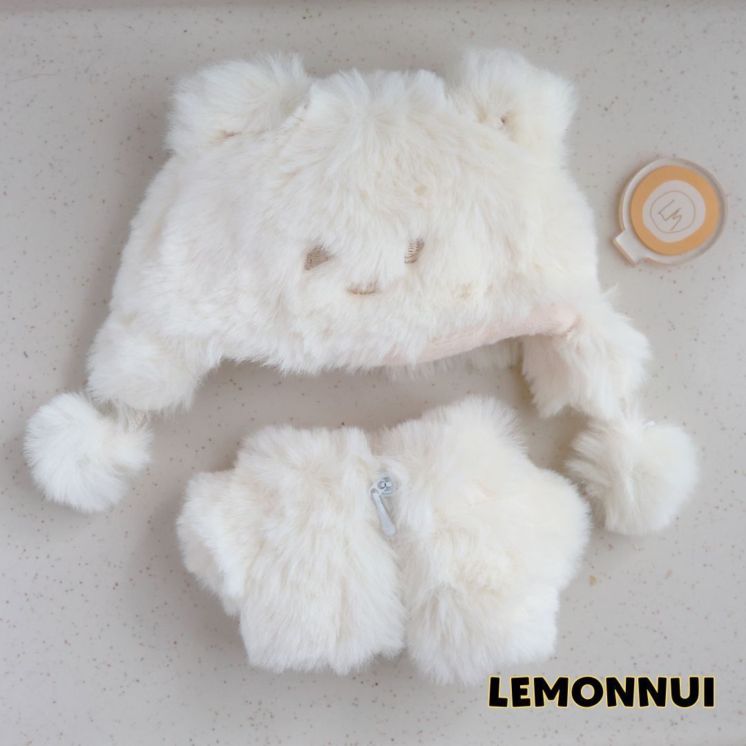 着せ替え服・アウトフィット cotton doll ぬいぐるみ服 着せ替え 20cm 激カワ 帽子付き 靴 ぬい活 推し