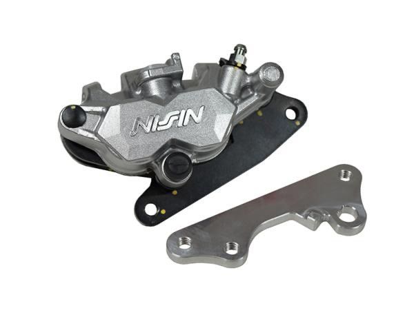 NISSIN ニッシン 2POTキャリパー 銀 GROM NSR50など対応 Z125 PRO リア用 NISSIN製・ニッシン 2POTキャリパー 銀 2A108S Z125