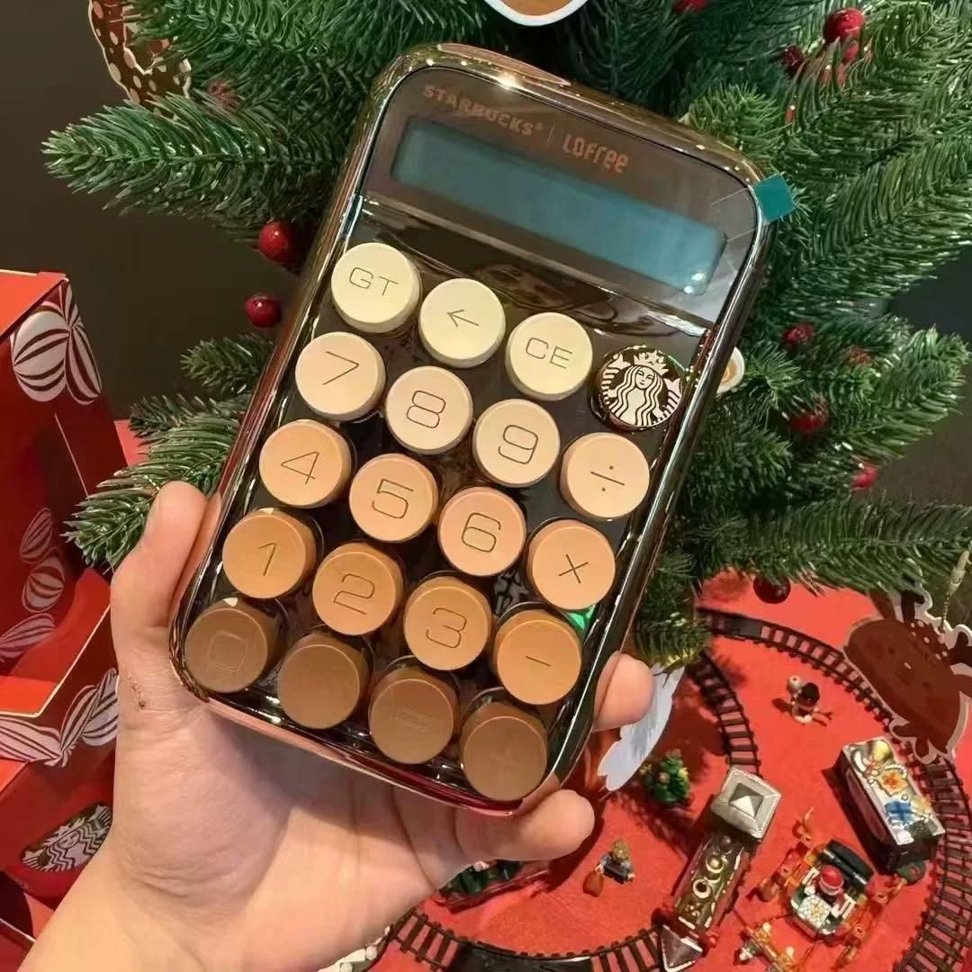 海外 スターバックス 24’Lo 電卓 日本 未発売 中国 コーヒー 色 海外 スタバ コーヒー 計算機 品 カワイイ 女子