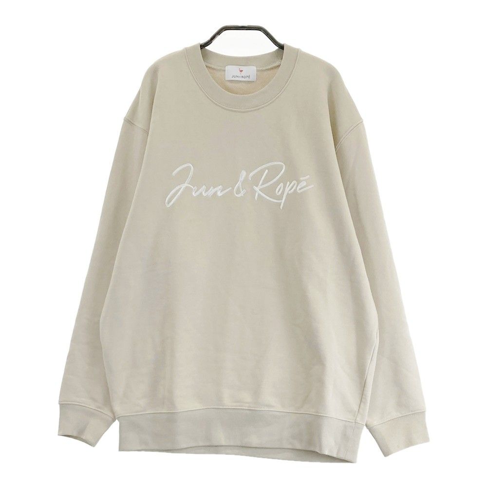 サイズ：L JUN&ROPE ジュン アンド ロペ スウェットトレーナー