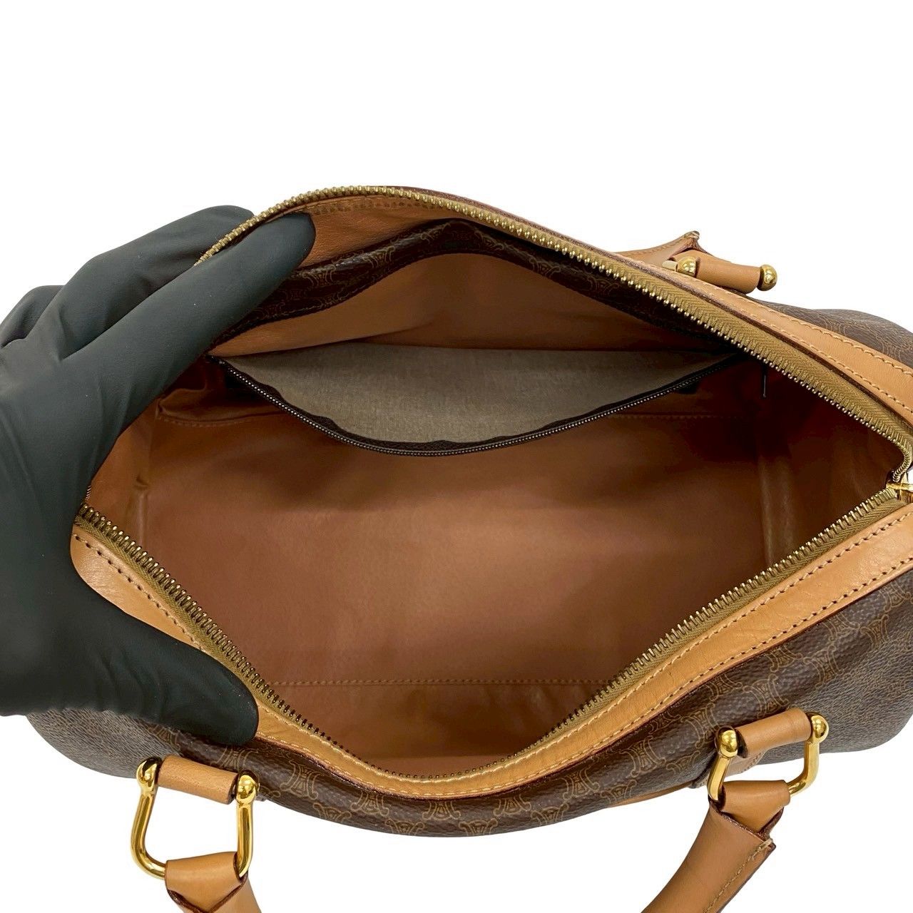 極 美品 CELINE セリーヌ ヴィンテージ マカダム ブラゾン